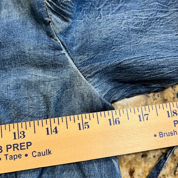 Keer Qiaowa Denim Dress with pockets BOHO SZ Small EUC - Picture 4 of 7